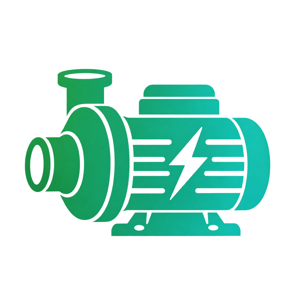 Pump with lightning bolt